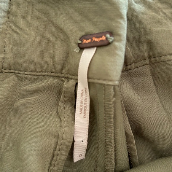 Adjustable Green Free People Pants/Trousers - Picture 5 of 6